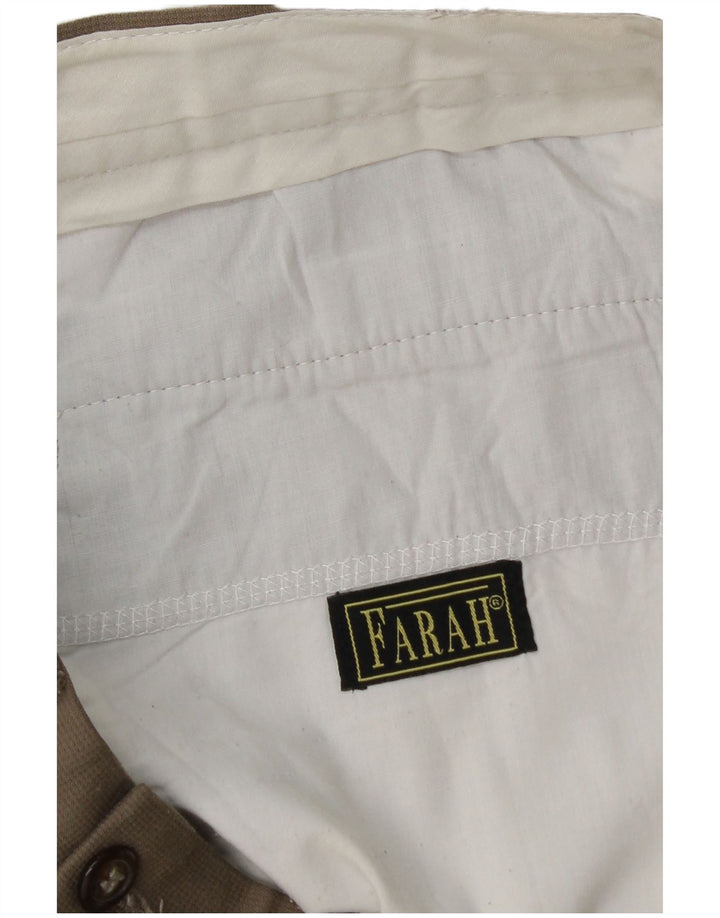 Farah Herren-Anzughose mit Pegged-Anzug, W36, L32, Beige