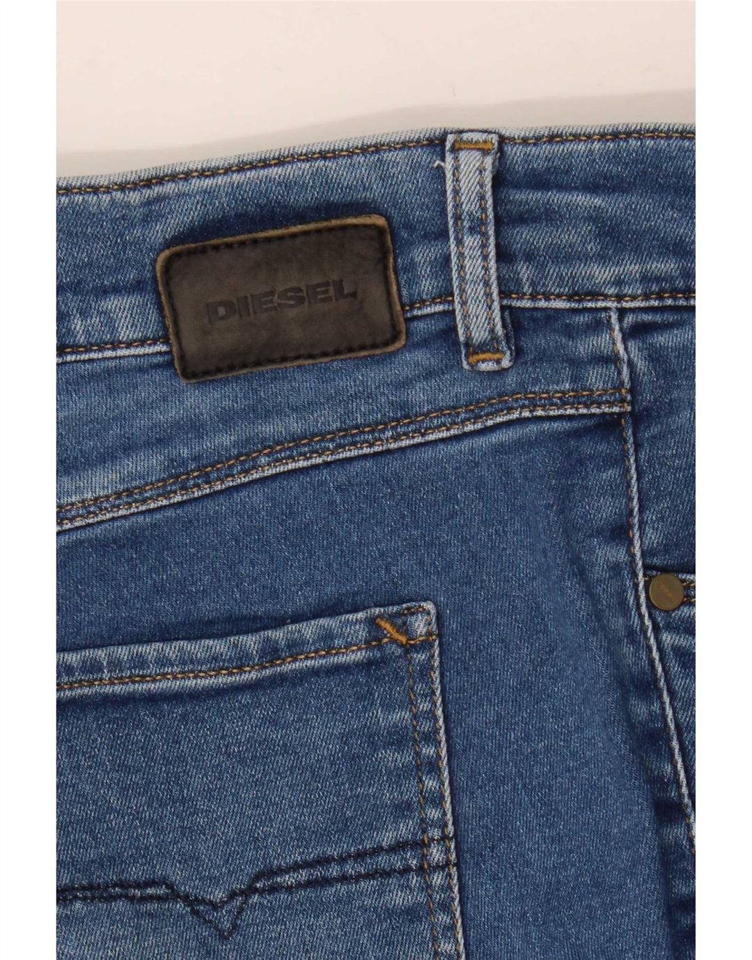 Diesel Damen Sandy Regular Slim Straight Jeans W28 L29 Blaue Baumwolle