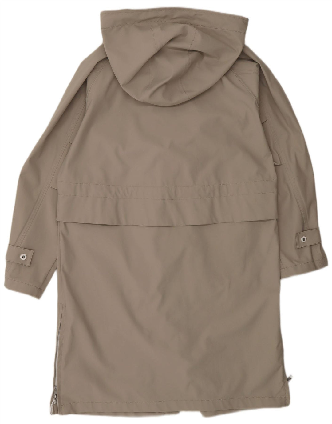 Esprit Womens Hooded Oversized Raincoat UK 6 XS Beige Polyester