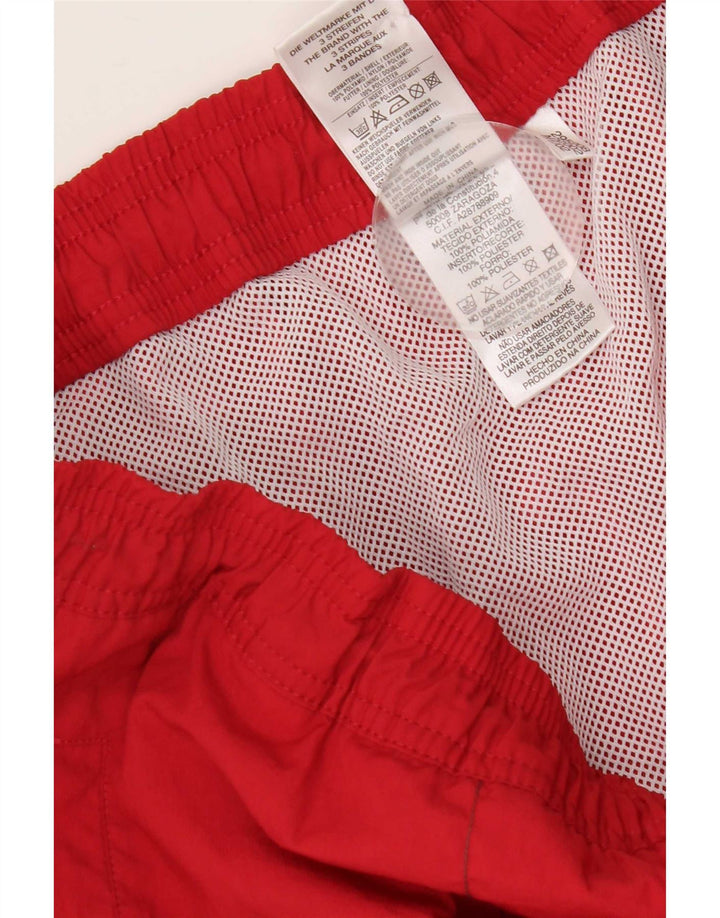 Adidas Herren-Badeshorts, groß, rot, Polyamid