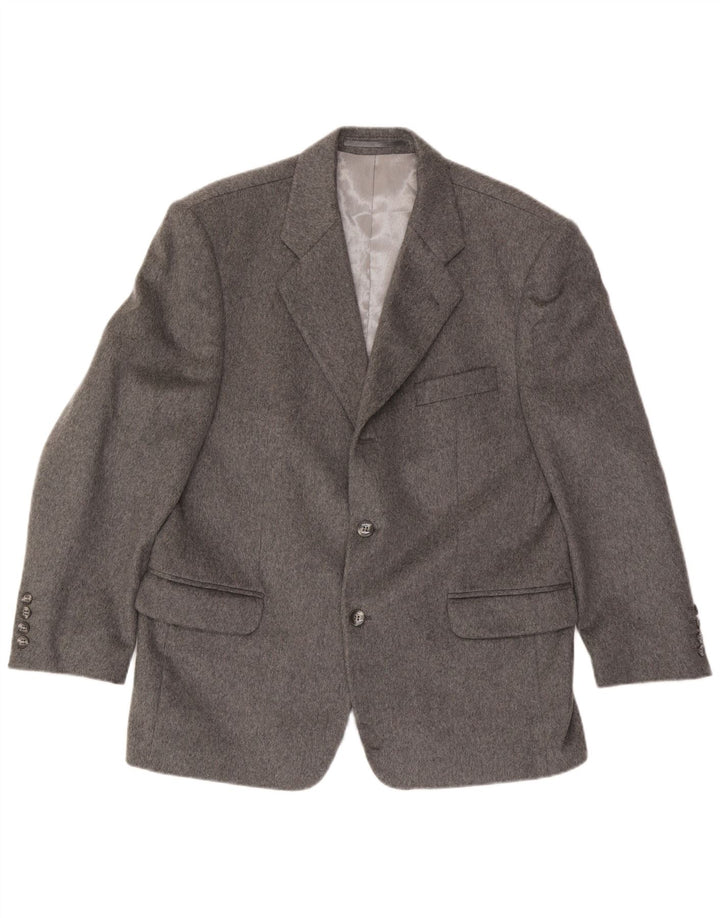 LANIFICIO DEL CASENTINO Herren-Blazer mit 3 Knöpfen, UK 38, Mittelgrau