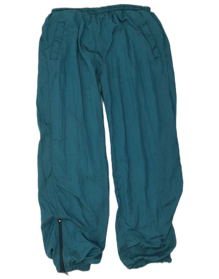Vintage Herren-Trainingsanzug mit lockerer Passform, Größe 48/50, mittelblau, Farbblock
