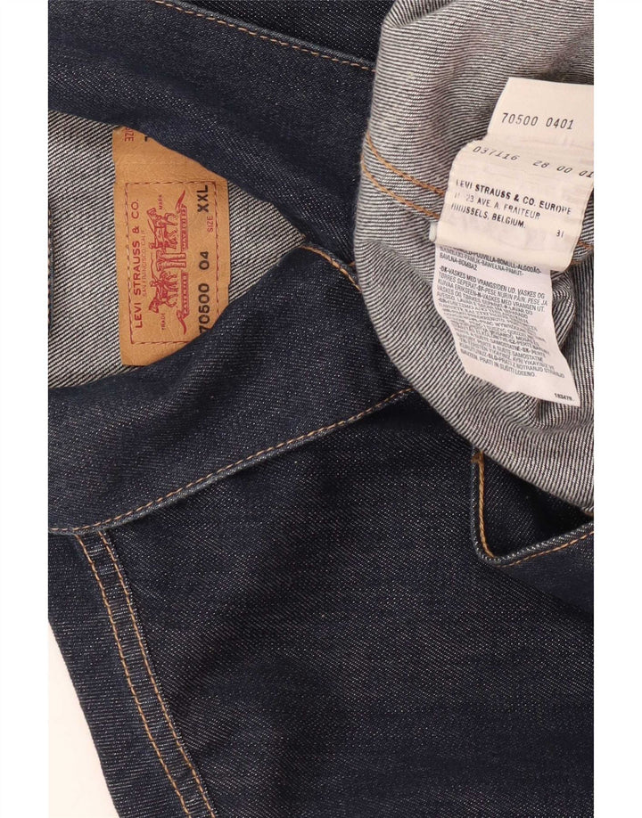 Levi's Herren Jeansjacke UK 44 2XL Marineblau Baumwolle