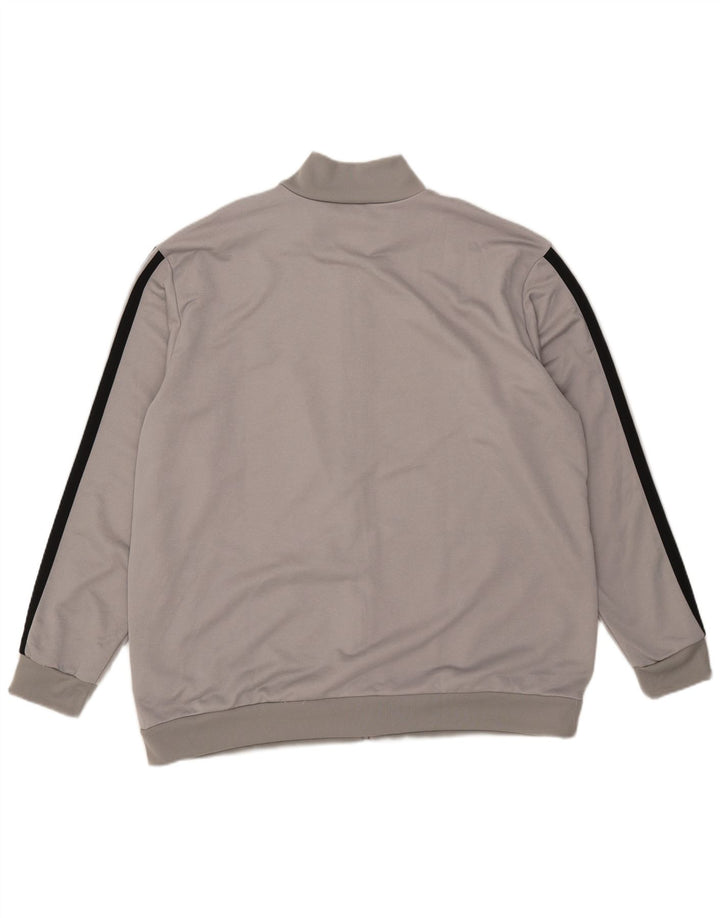 Adidas Herren Trainingsanzug Top Jacke 2XL Grau Polyester