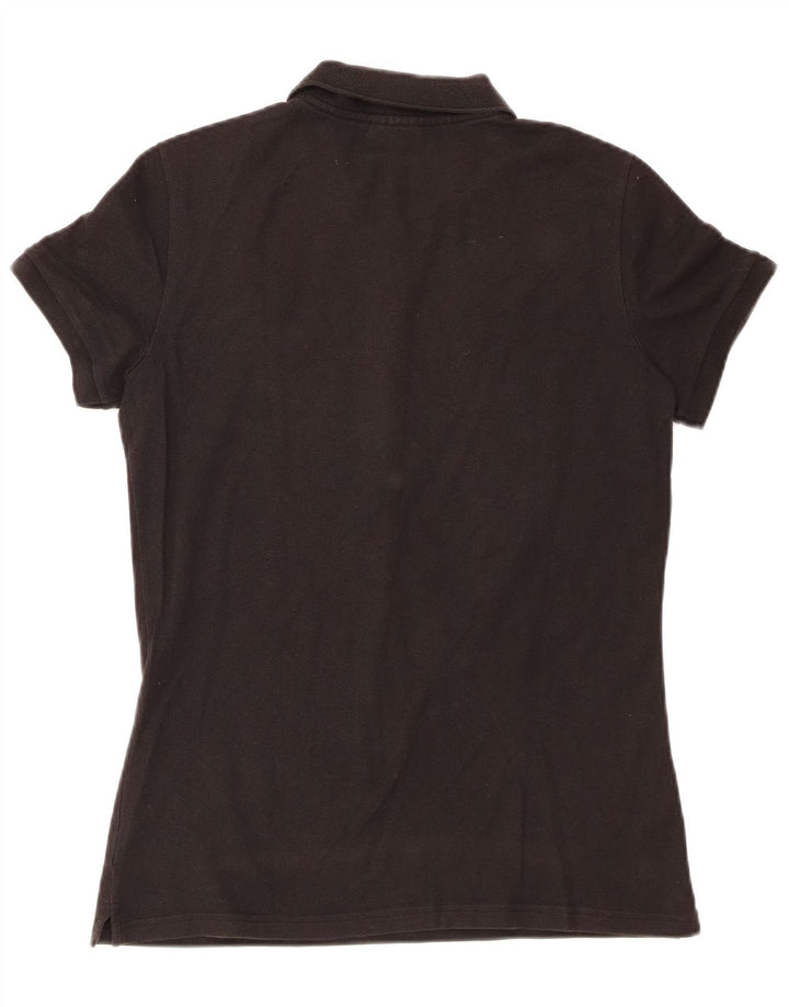 Lacoste Damen-Poloshirt, Größe 44, große schwarze Baumwolle