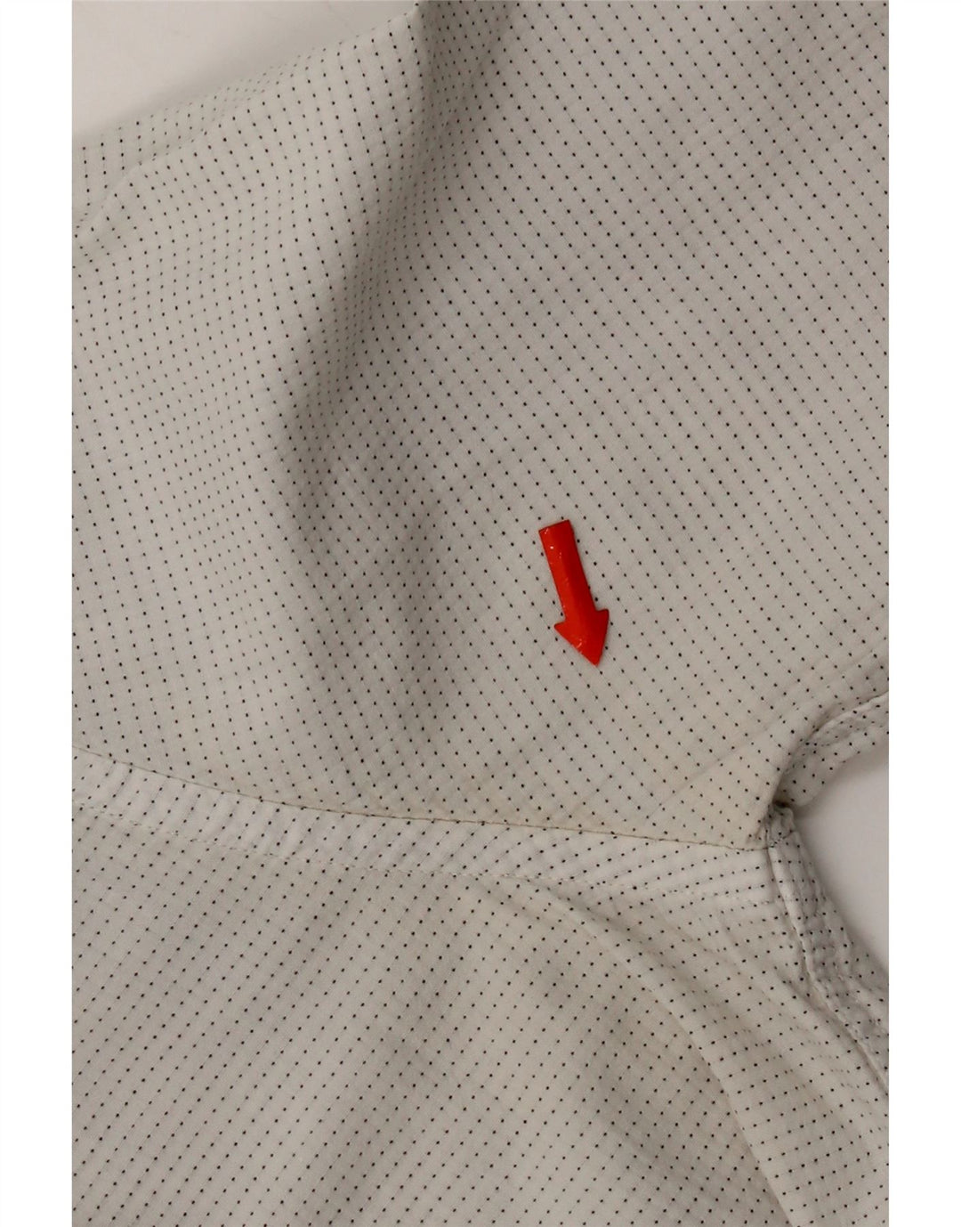 Levi's Herrenhemd aus Baumwolle, groß, weiß gefleckt