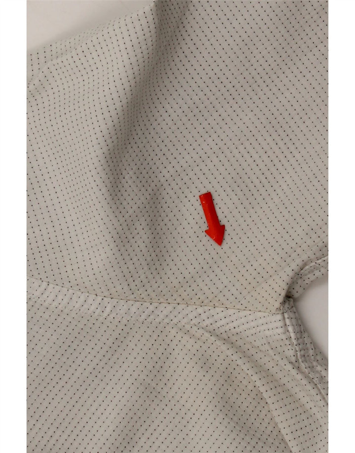 Levi's Herrenhemd aus Baumwolle, groß, weiß gefleckt