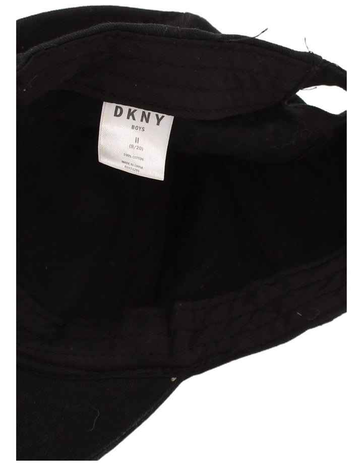 Dkny Boys Graphic Baseball Cap Einheitsgröße aus schwarzer Baumwolle