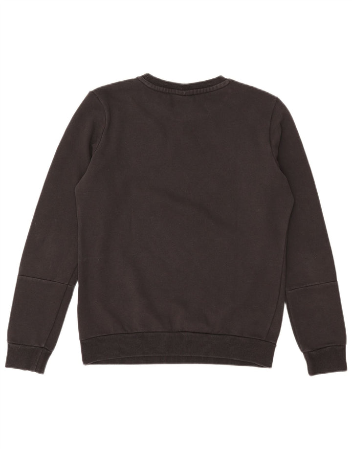 PUMA Damen Graphic Sweatshirt Pullover UK 10 Small Schwarz