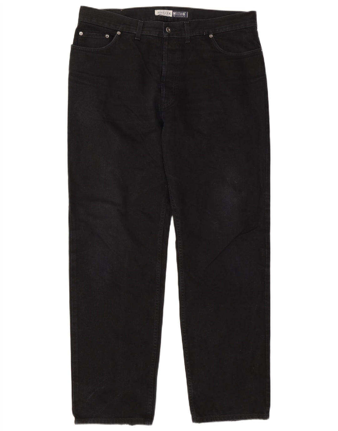 Mustang Herren Oregon Straight Jeans W38 L34 Schwarz