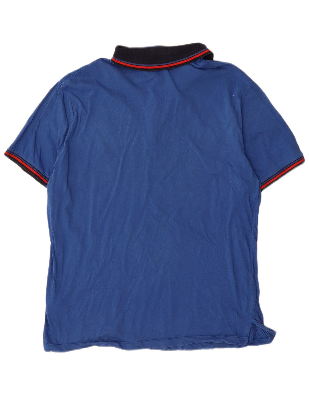 Trussardi Jeans Herren Poloshirt 2XL Blau Baumwolle