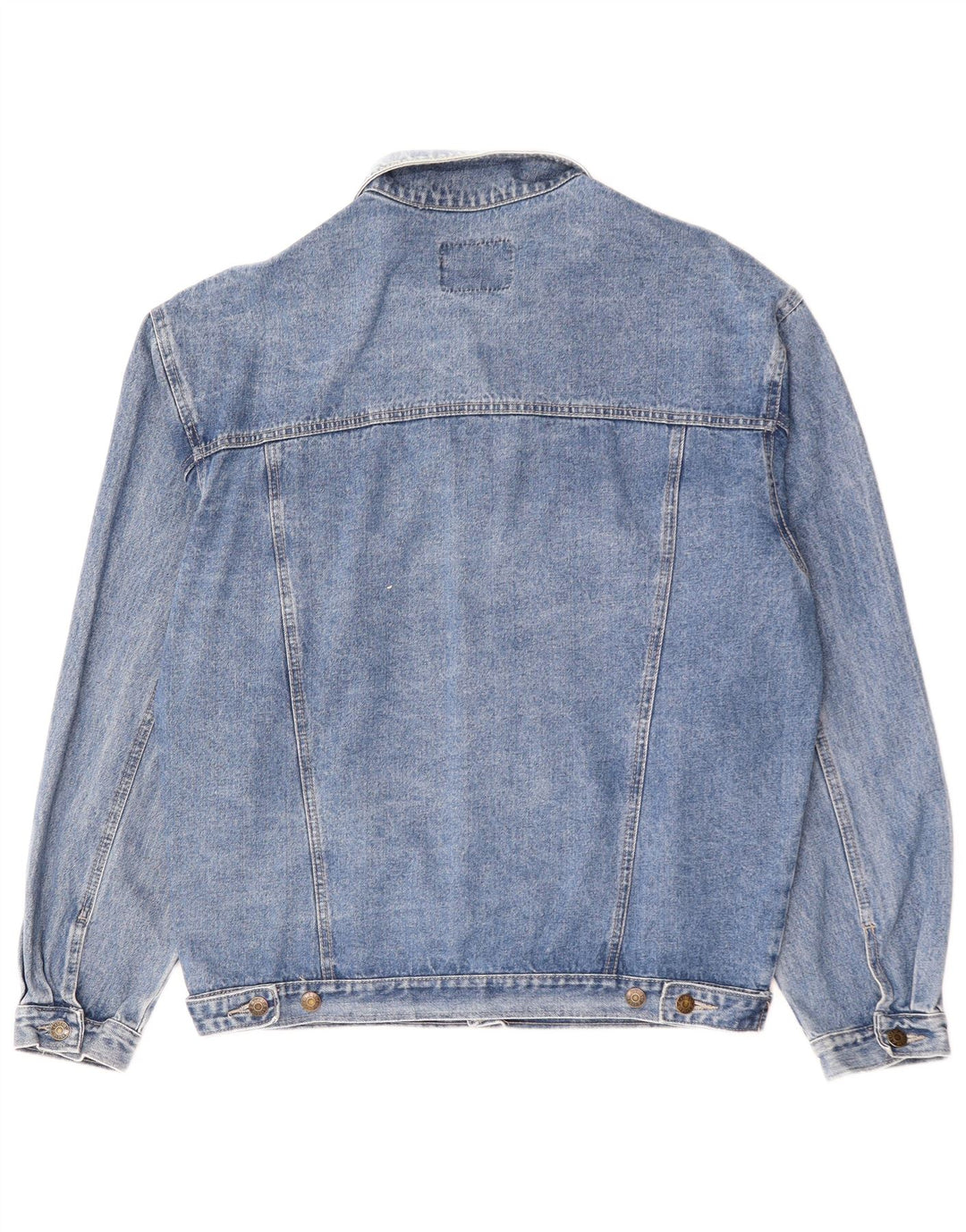Vintage Herren Jeansjacke UK 44 2XL Blaue Baumwolle