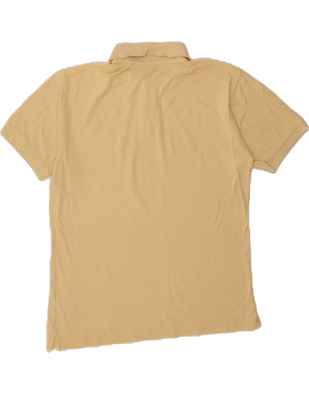 ASICS Mens Polo Shirt Large Beige Cotton Vintage Asics and Second-Hand Asics from Messina Hembry 