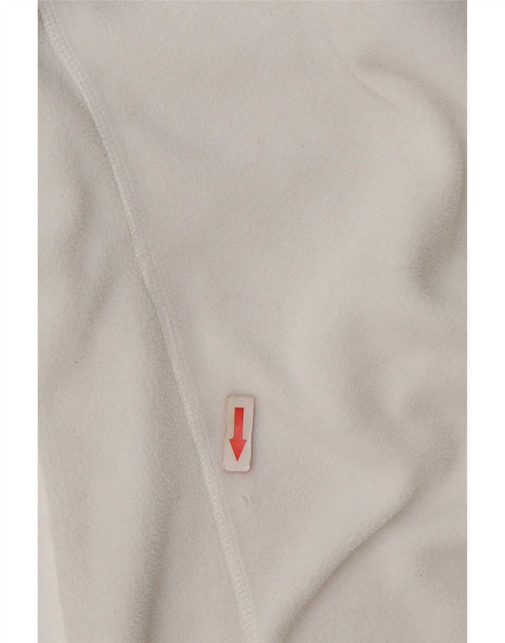 Helly Hansen Herren-Fleecepullover mit Reißverschluss am Hals, mittelweißes Farbblock-Polyester