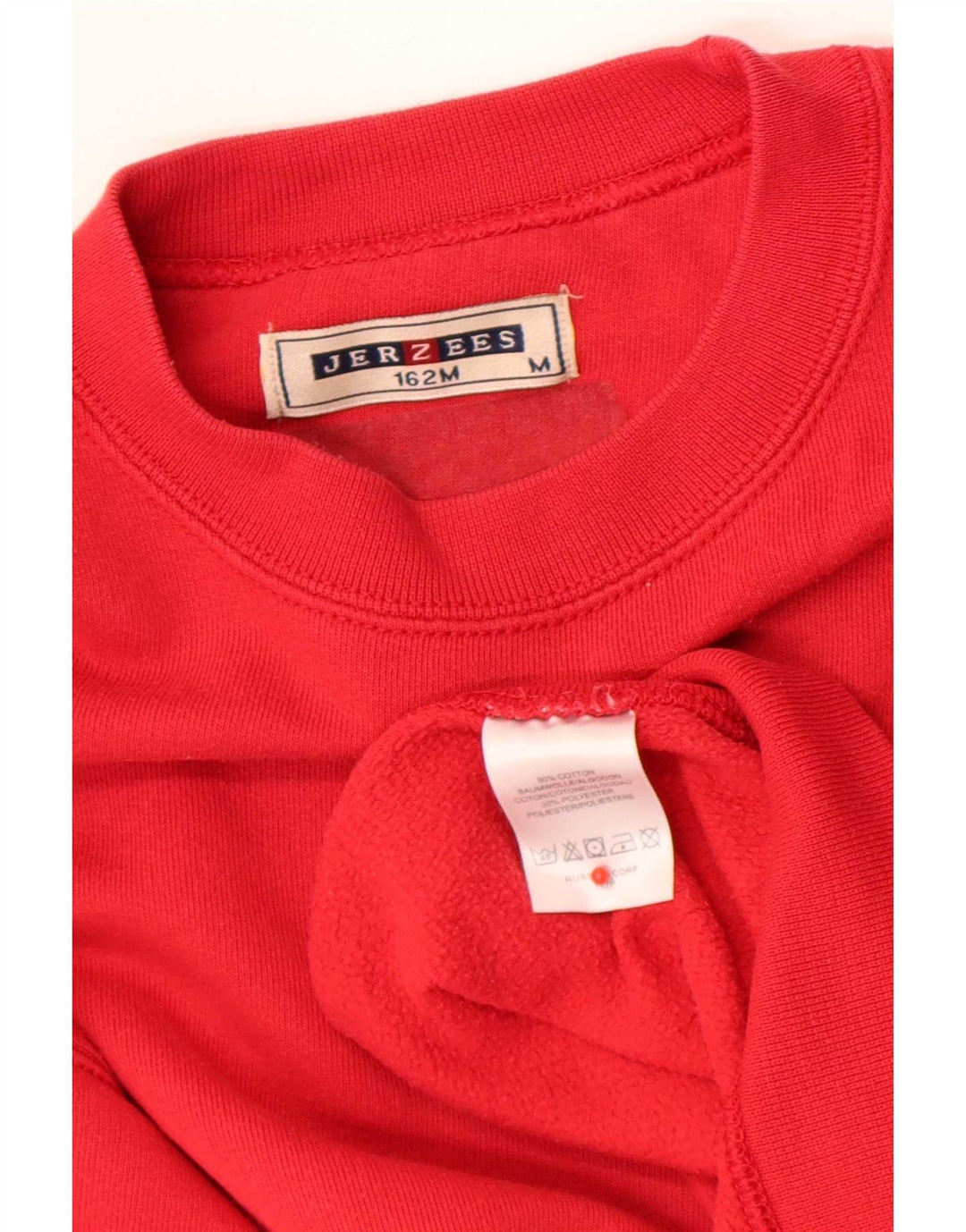 Jerzees Herren-Sweatshirt mit normaler Passform, mittelrote Baumwolle