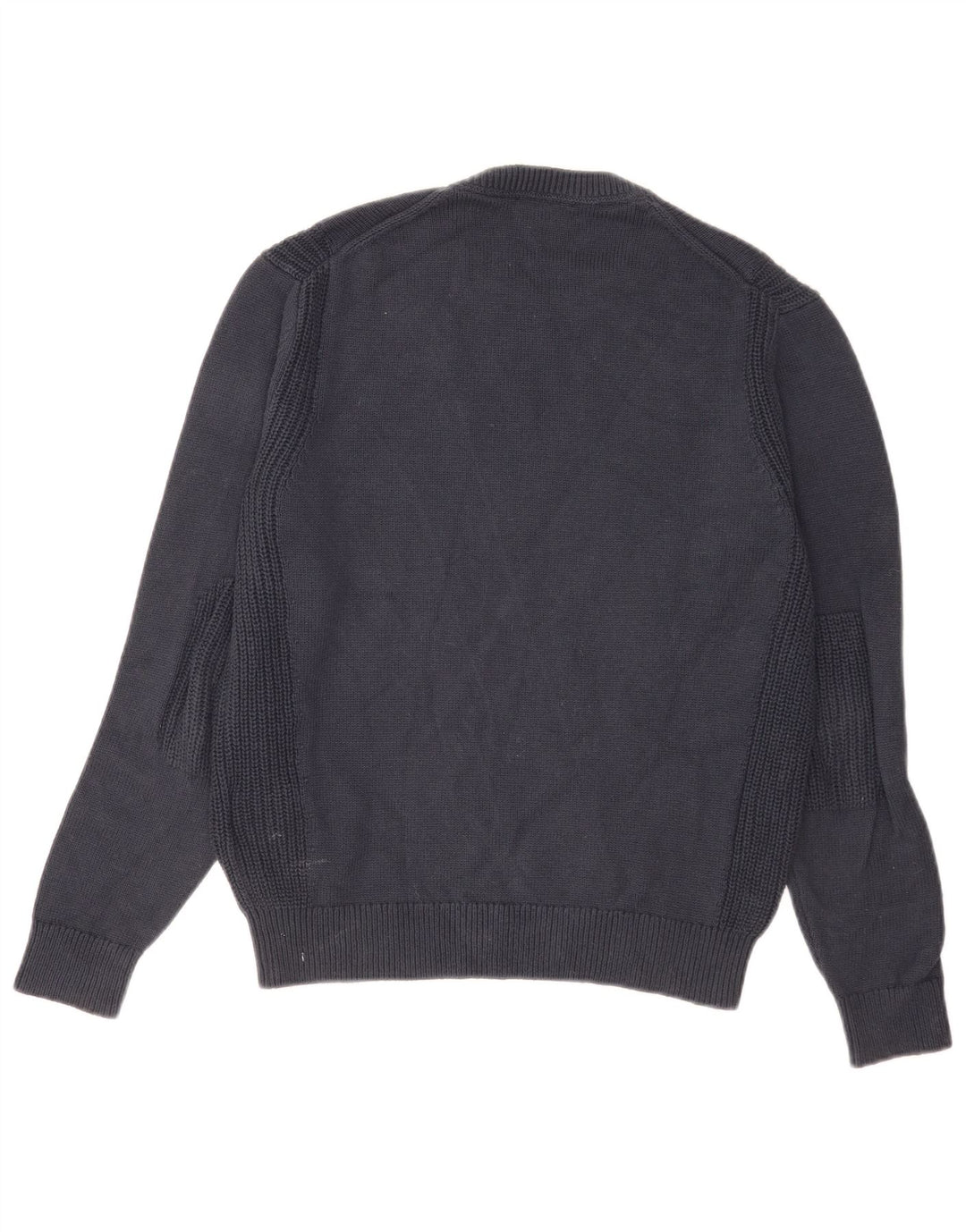 Hackett Herren-Pullover mit Rundhalsausschnitt, Größe S, marineblaue Baumwolle