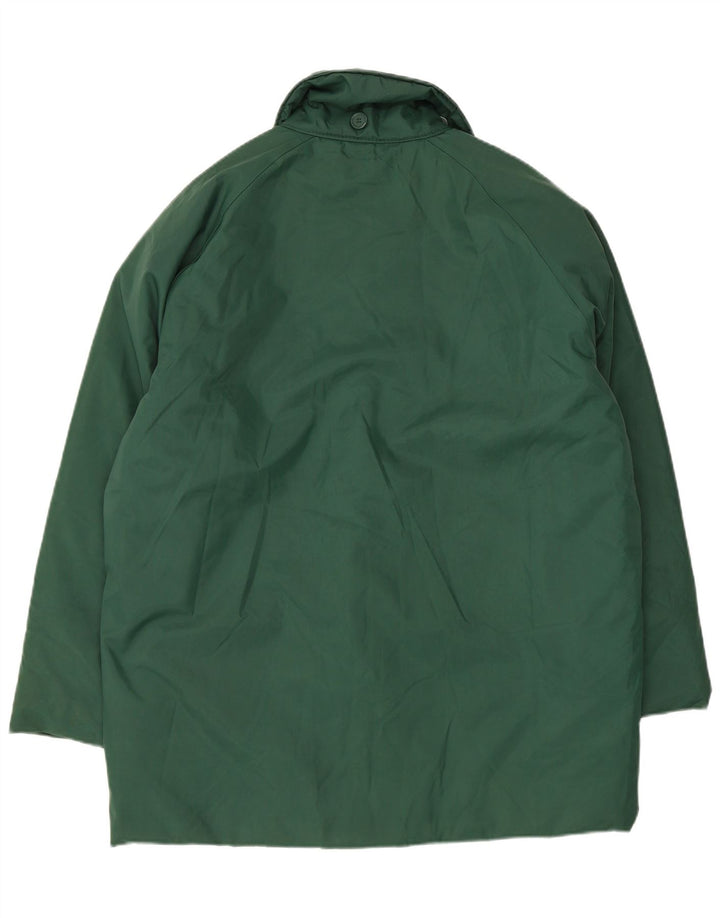 Slam gepolsterter Herrenmantel UK 38 Mittelgrünes Nylon