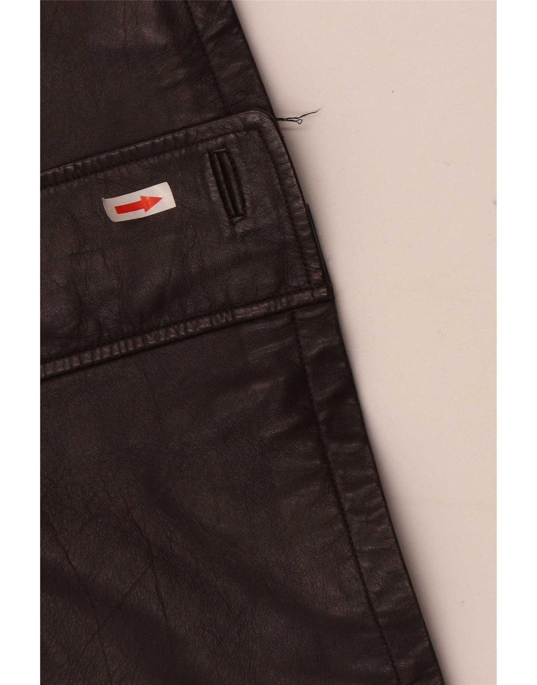 Cofi Damen Ledermantel UK 12 Mittelbraun