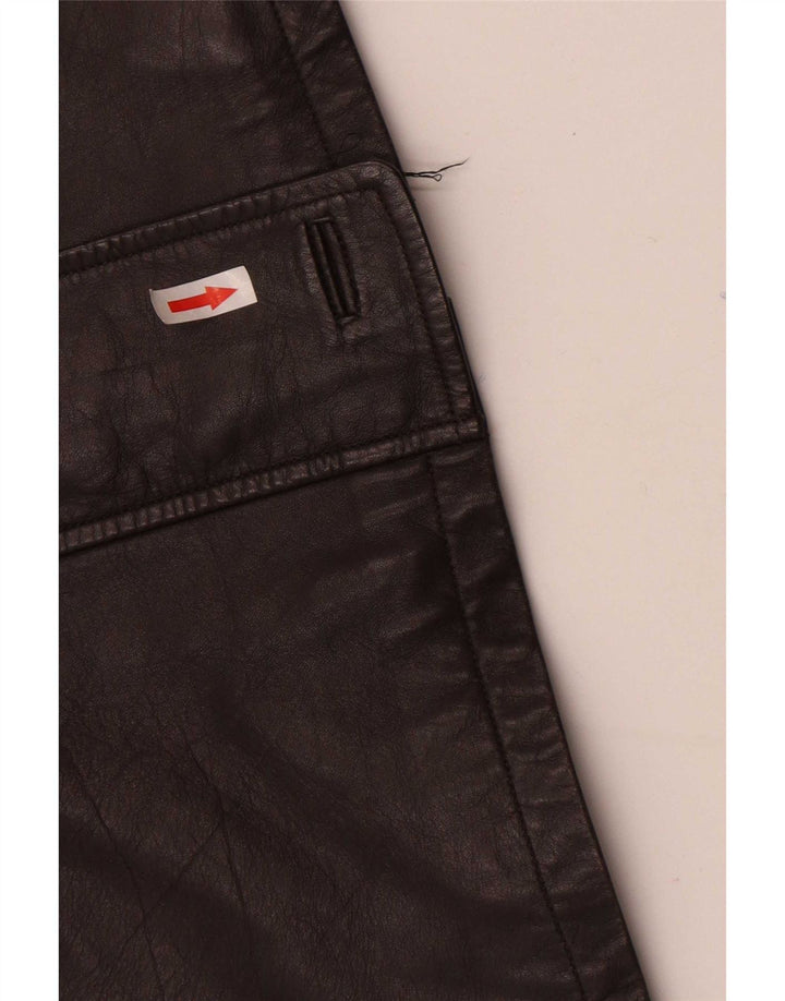 Cofi Damen Ledermantel UK 12 Mittelbraun