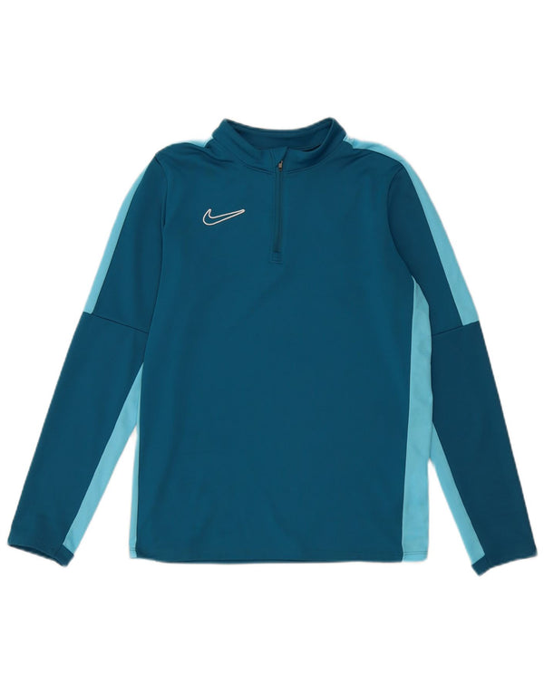NIKE Dri Fit Pullover-Trainingsanzug für Mädchen, 12–13 Jahre, Größe L, Blau