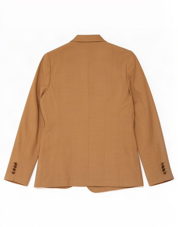 J. Crew Damen-Blazerjacke mit 2 Knöpfen, US 10, große braune Wolle