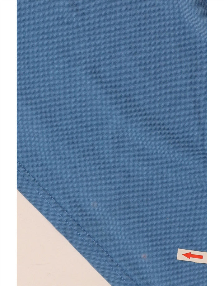 TOMMY HILFIGER Herren Poloshirt mittelblaue Baumwolle