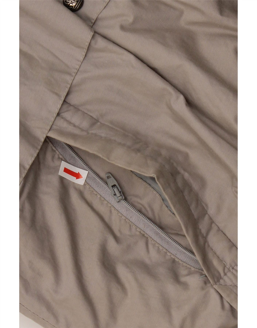 Skila wattierte Herrenjacke mit Kapuze, EU 50, große graue Baumwolle