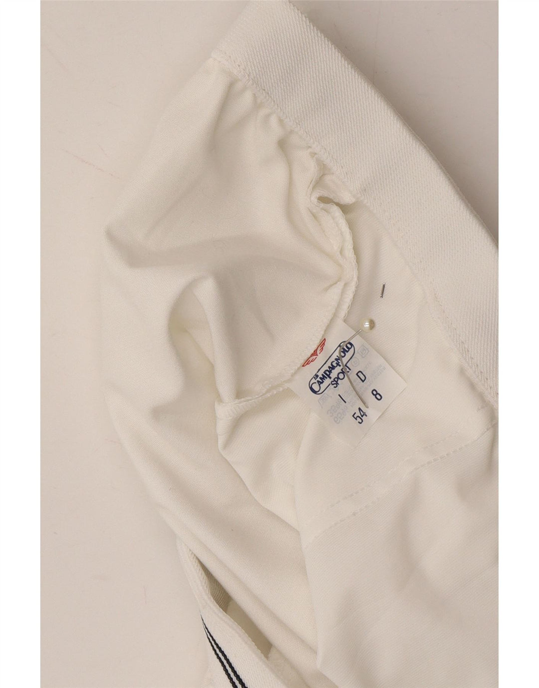 CAMPAGNOLO Mens Chino Shorts IT 54 2XL W34 White Polyester Vintage Campagnolo and Second-Hand Campagnolo from Messina Hembry 