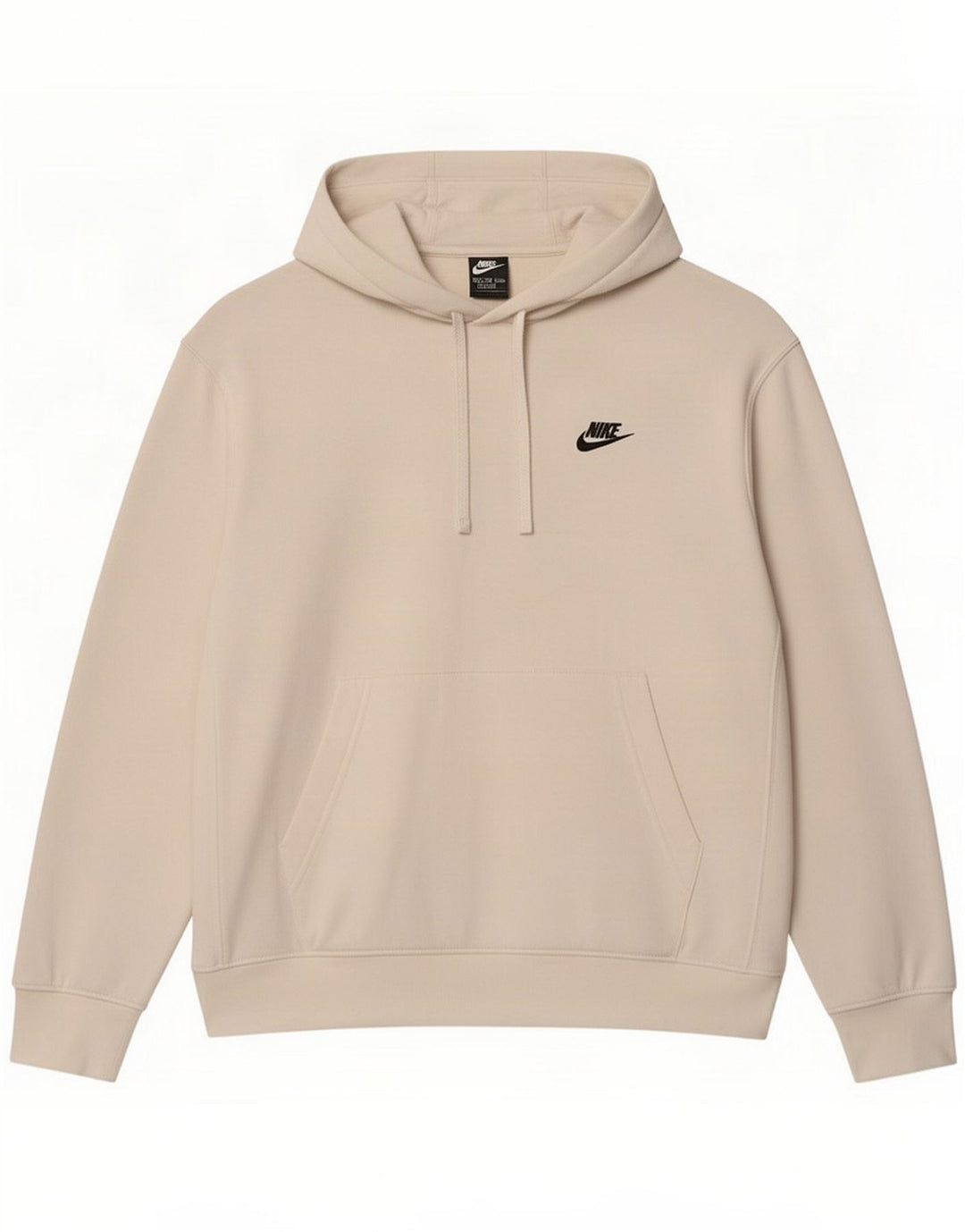Nike Herren-Kapuzenpullover in Übergröße, mittelweiße Baumwolle