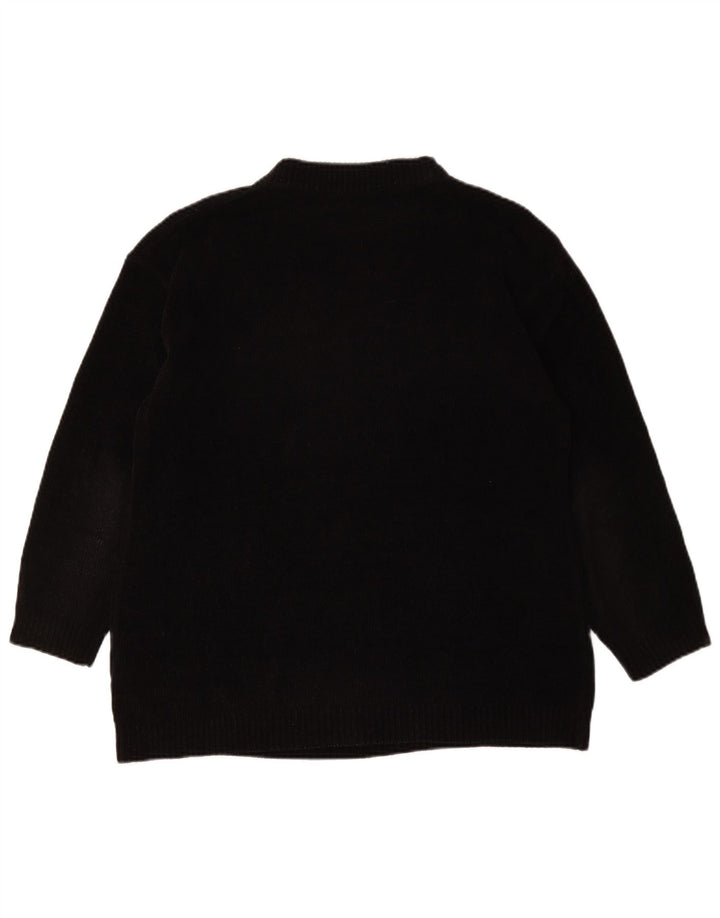 Canda Damen-Pullover mit Rollkragen, übergroß, Gr. 14/16, mittelschwarz