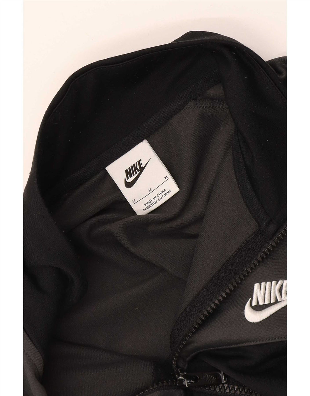 Nike Herren-Trainingsanzug-Top-Jacke, mittelgroß, Schwarz, Farbblock