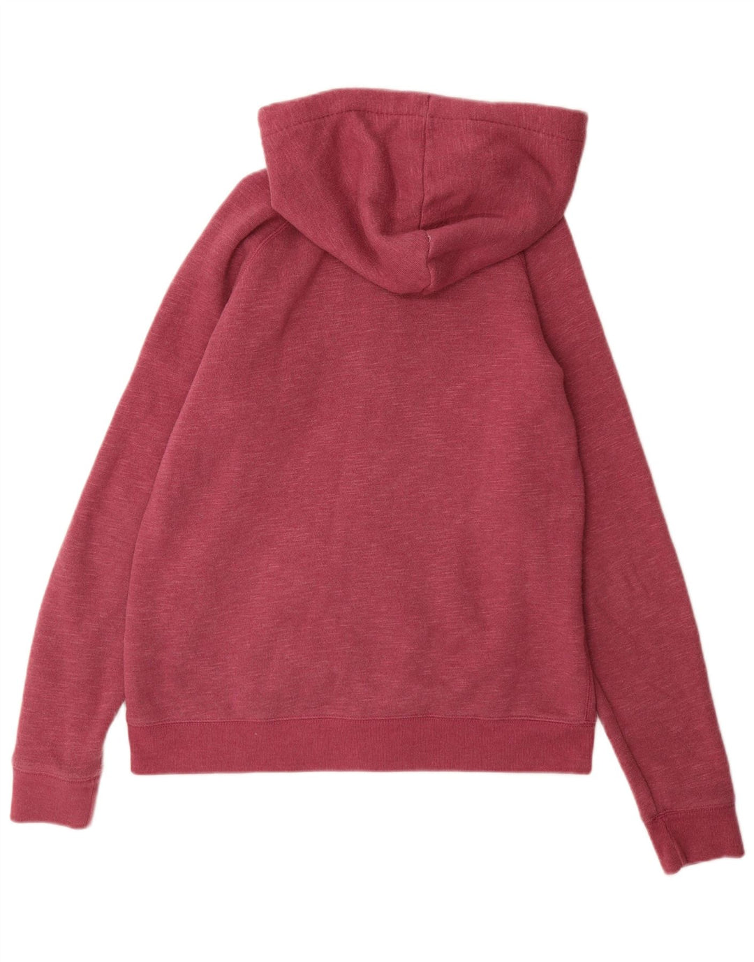JACK WILLS Damen-Kapuzenpullover mit Reißverschluss, Gr. 44, Größe L, Burgunderrot gefleckt