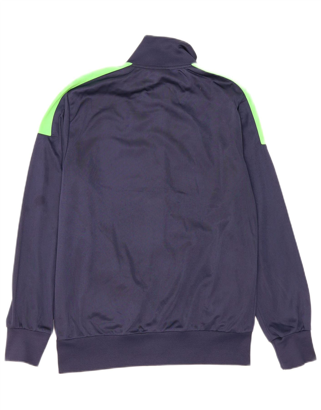 Lotto Jungen-Trainingsanzug-Top-Jacke, 15–16 Jahre, marineblaues Farbblock-Polyester