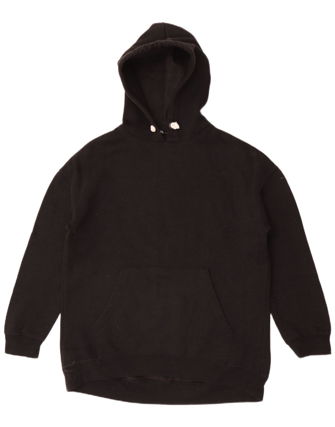 Zara Herren-Kapuzenpullover mit lockerer Passform, Größe S, Schwarz, Polyester
