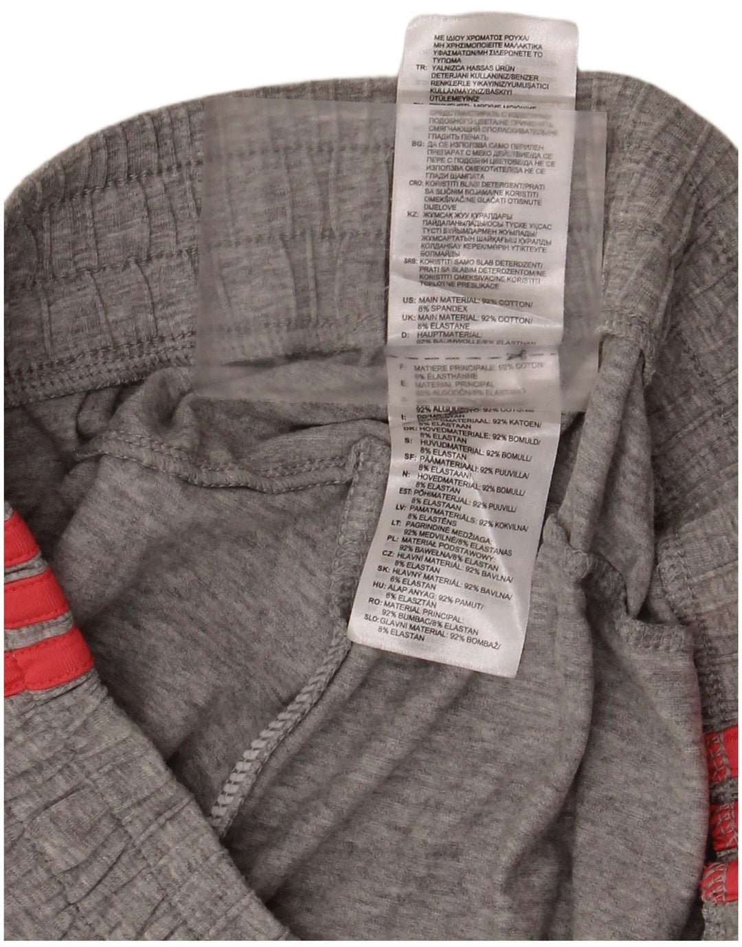 Adidas Damen Trainingshose Jogger UK 12/14 Mittelgraue Baumwolle