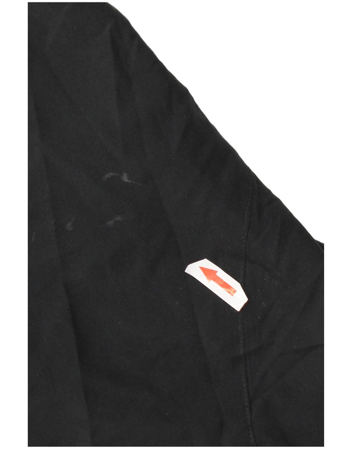 New Balance Herren-Trainingsanzug-Top-Jacke aus mittelschwarzem Colourblock-Polyester