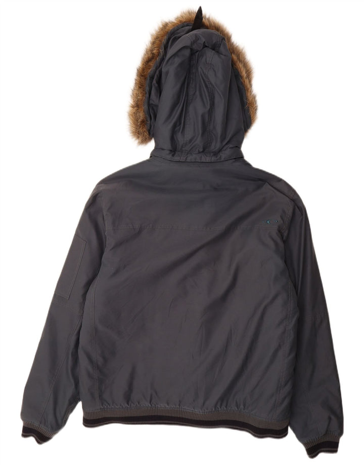 O'Neill Herren-Bomberjacke mit Kapuze, UK 40, Größe L, Marineblau, Polyester