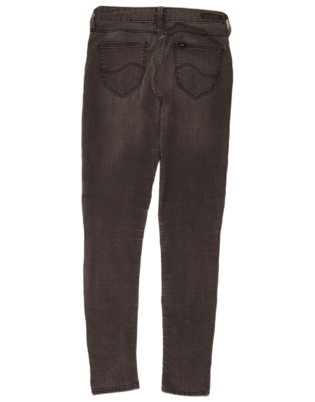 Lee Damen Skinny Jeans W30 L33 Graue Baumwolle