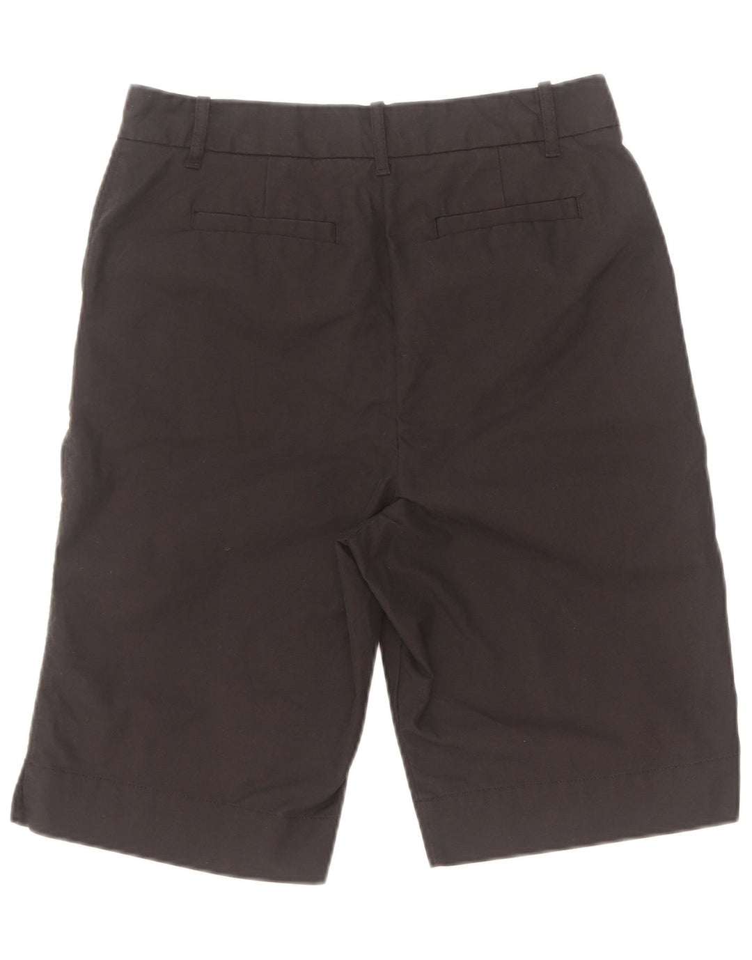 Marks & Spencer Damen Chinoshorts UK 10 Small W28 Schwarze Baumwolle
