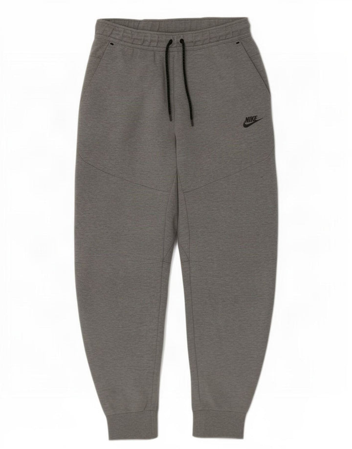 Nike Herren-Trainingshose, Jogginghose, mittelgraues Polyester