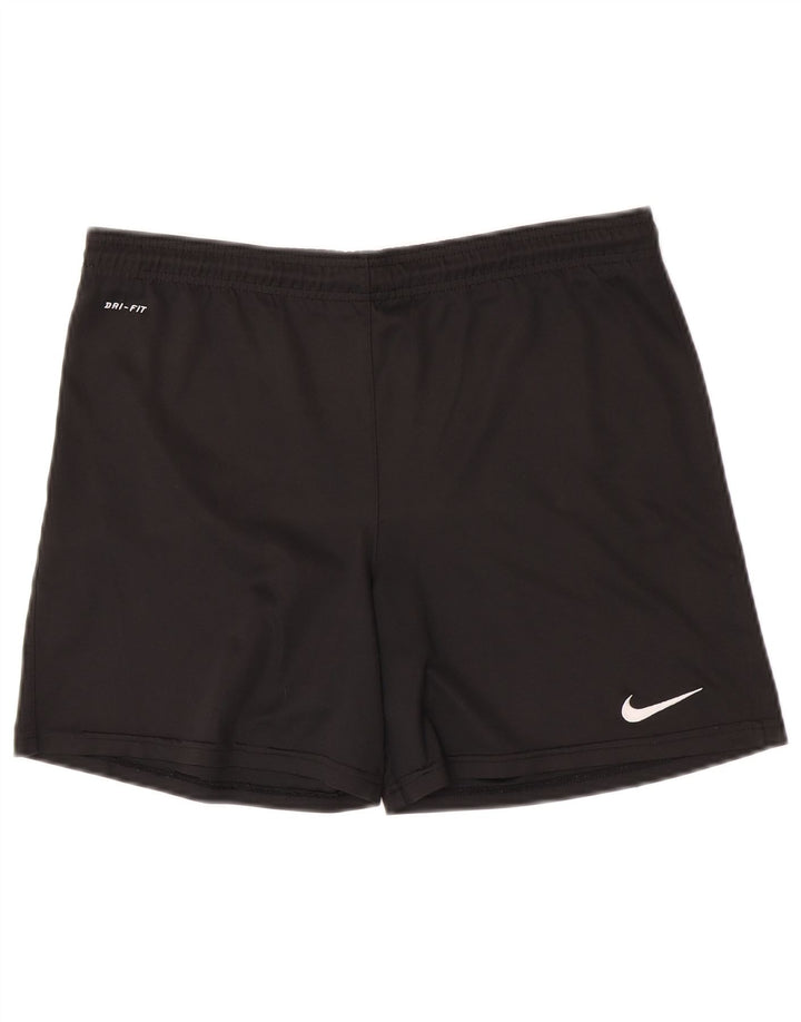 Nike Dri Fit Sportshorts für Jungen, 13–14 Jahre, XL, schwarzes Polyester