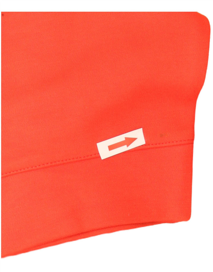 Adidas Damen Übergroßer Grafik-Sweatshirt-Pullover UK 10 Small Rot