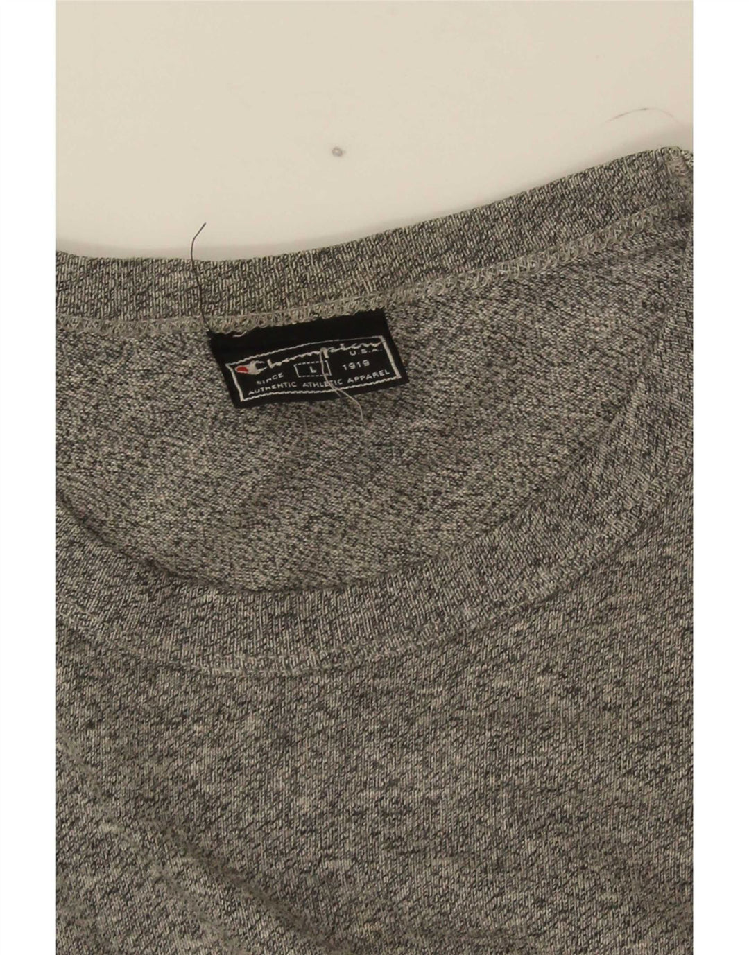 Champion Herren-T-Shirt mit Grafik, groß, grau gefleckt