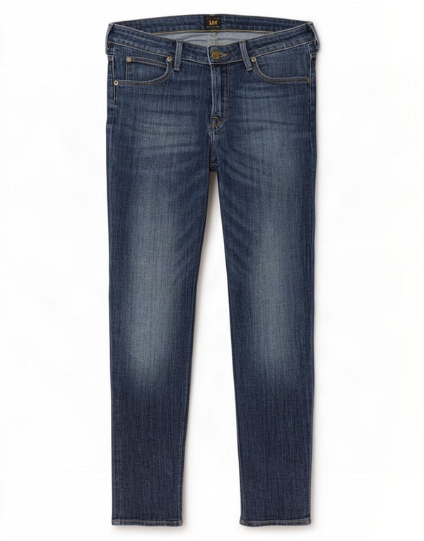 Lee Womens Scarlett Skinny Jeans W31 L27 Blue Cotton