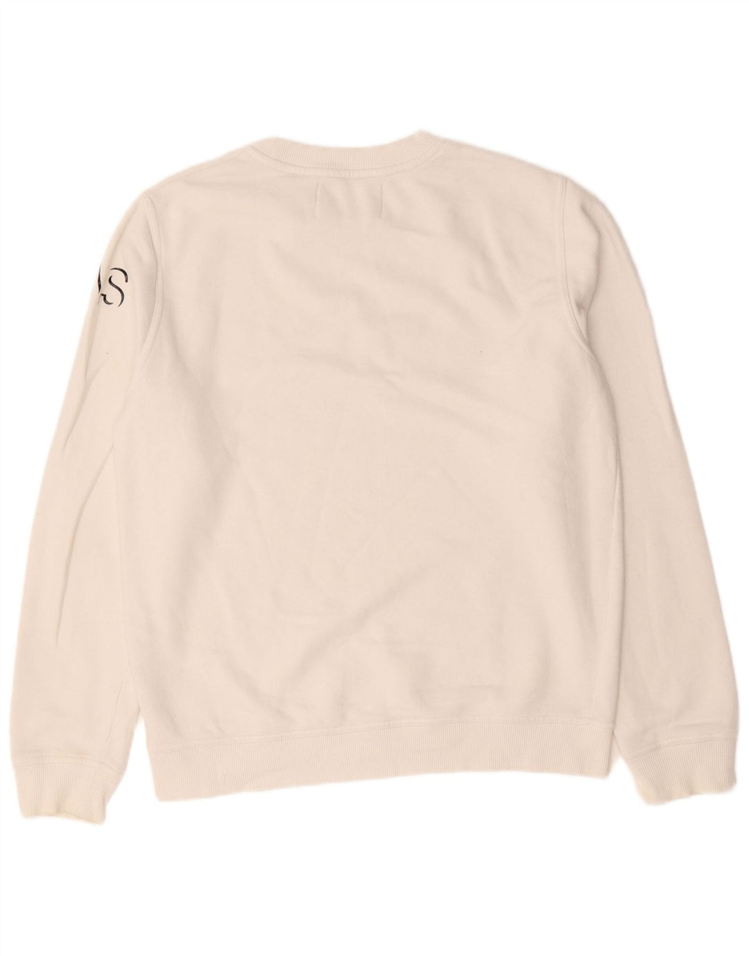 Calvin Klein Jeans Herren-Sweatshirt mit Grafik, groß, aus weißer Baumwolle