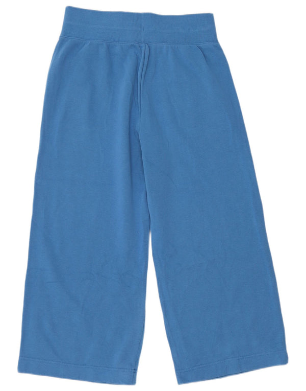 Nike Damen Crop Wide Leg Trainingshose UK 14 Mittelblau