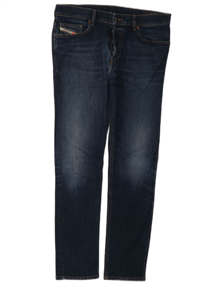 DIESEL Herren D-Luster Slim Jeans W33 L30 Blaue Baumwolle