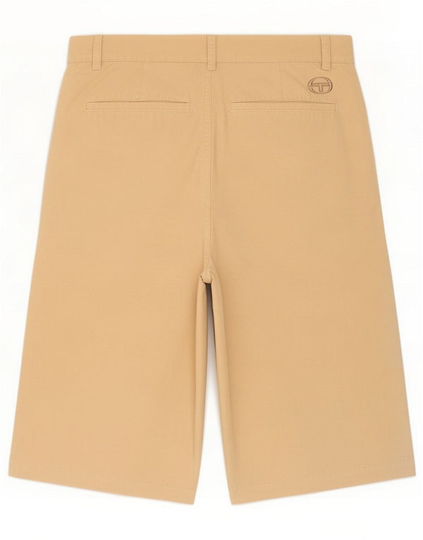 Sergio Tacchini Womens Milano Mid Rise Chino Shorts IT 46 Large W30 Beige