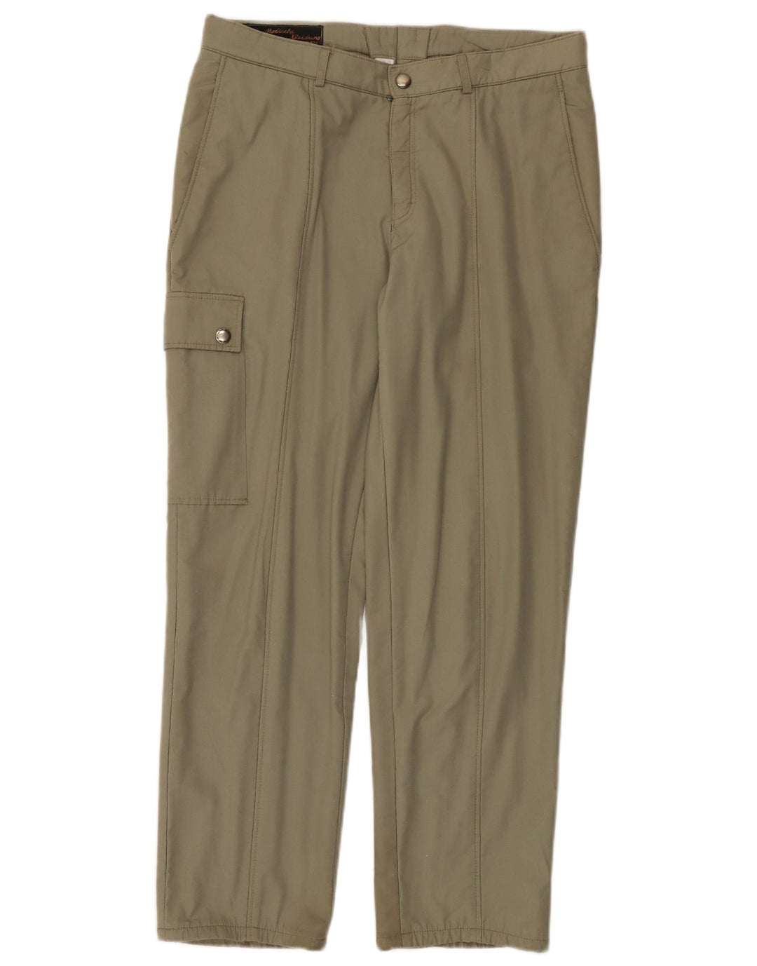 VINTAGE Gerade Herren-Cargohose W32 L29 Khaki
