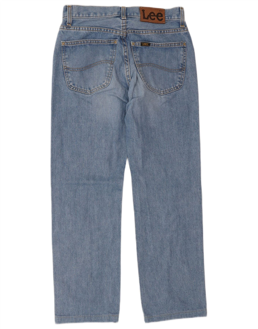 Lee Damen Straight Jeans W28 L28 Blau